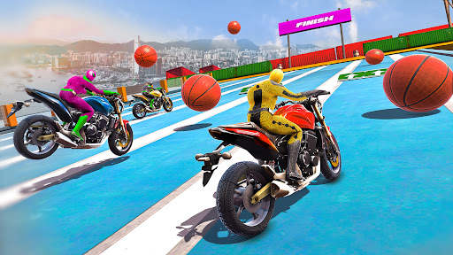 game sepeda aksi balap moto screenshot 1
