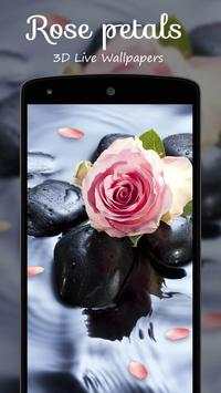 Rose petals 3D Live Wallpaper screenshot 10