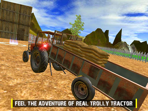 Big truck driving - Farm Tractor Cargo Drive Game screenshot 8