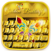 Luxury Butterfly Keyboard Theme icon