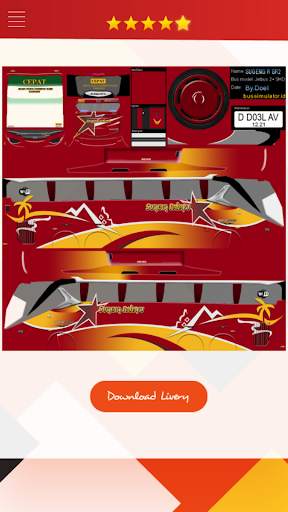 Livery Bussid SHD ALS screenshot 6