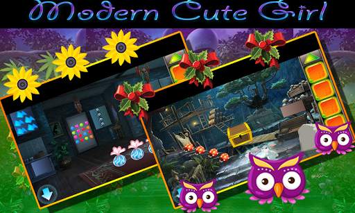 Best Escape Game  441 Modern Cute Girl Escape Game screenshot 1