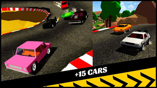 Moad Racing - LowPoly Cars Race screenshot 6