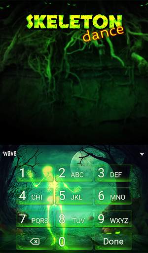 Skeleton Dance 4 Keyboard   Live Wallpaper screenshot 5