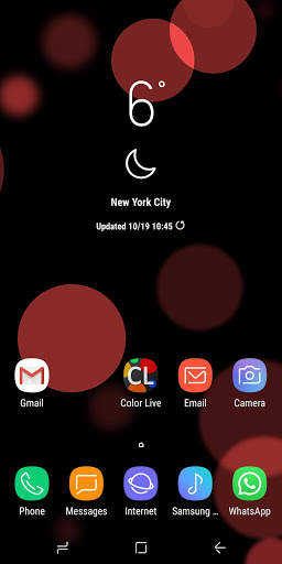 AMOLED Color Live Wallpaper screenshot 5
