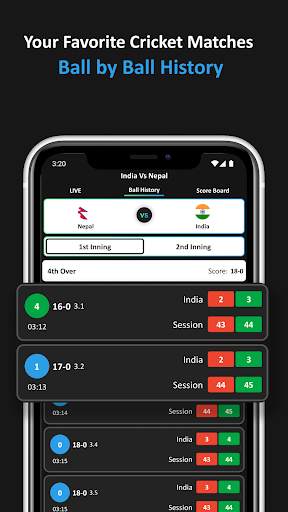 Cricket Live Line - Fast Score screenshot 5