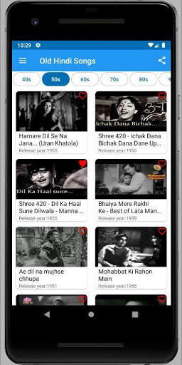 Retro: Old Hindi Songs Videos - Purane Gane screenshot 1