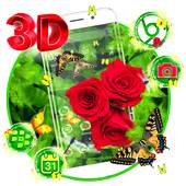 3D Rose Parallax Launcher Theme🌹 1.1.0