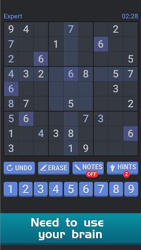 Sudoku Free Puzzle - Offline Brain Number Games screenshot 2