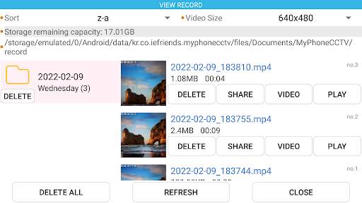 MyPhone CCTV screenshot 6