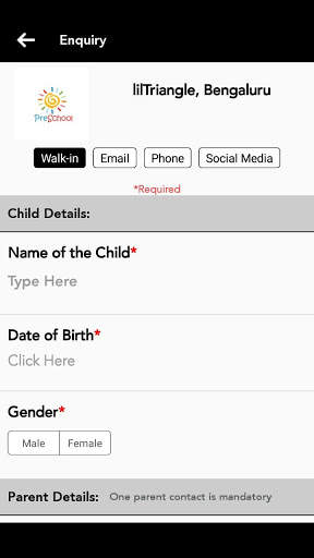 Enquiry screenshot 3