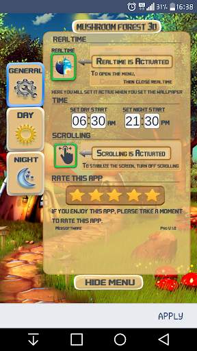 Mushroom Forest 3D Live Wallpaper screenshot 6