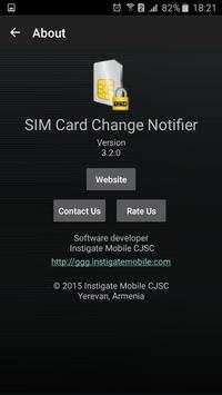 SIM Card Change Notifier 3 تصوير الشاشة