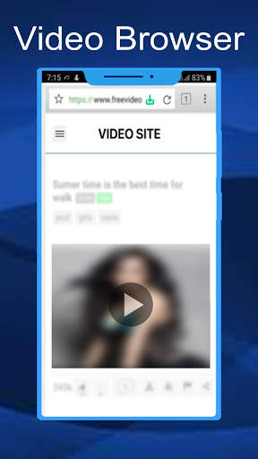X.X. Video Browser - Hot Browser 1 تصوير الشاشة