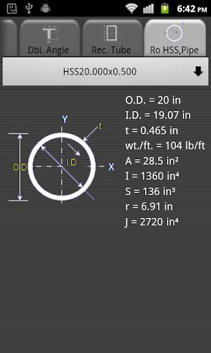 AISC Steel Tables screenshot 3