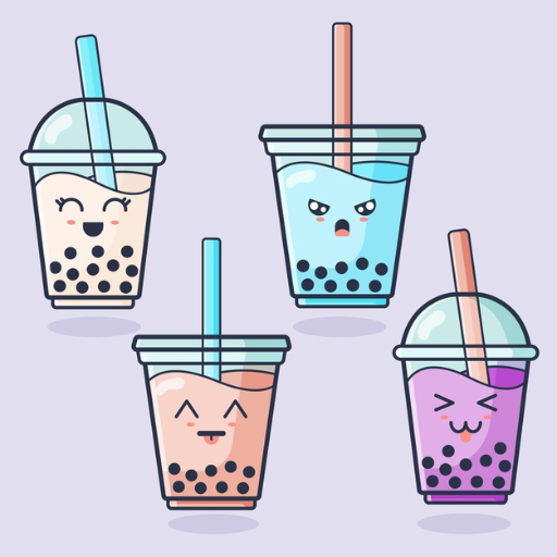 Kawaii Bubble Tea Wallpaper icon