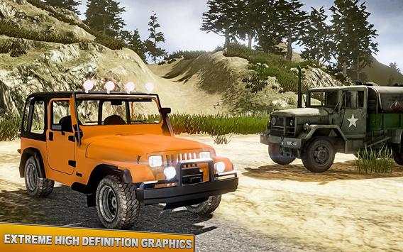 New Challenge Jeep Hill Drive Simulator Game screenshot 6