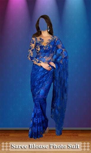 Saree Blouse Photo Suit - indian saree blouse blur 4 تصوير الشاشة