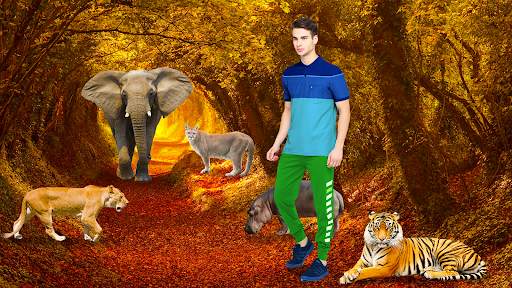 Wild Animal Lyrical Photo Edit screenshot 2