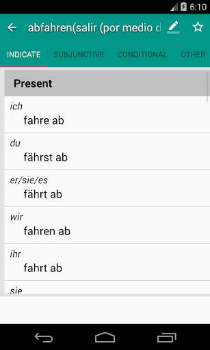Verbos alemanes comunes - Aprender alemán screenshot 4