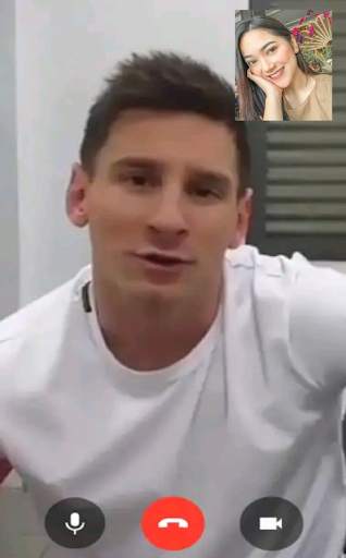 Messi Call Me! Fake Video Call screenshot 2