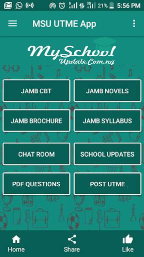 MSU JAMB CBT App screenshot 1