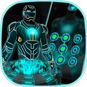 3D Tech Neon Hero - lock theme 1.5.0