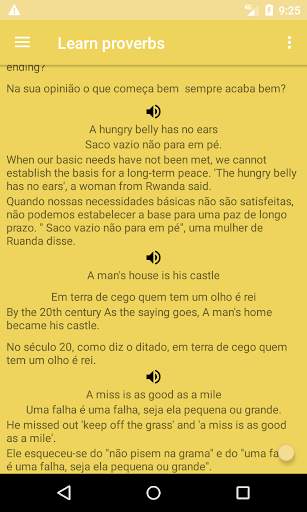 Aprenda provérbios em inglês screenshot 3