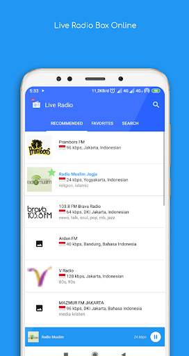 Live Radio Box Online - Radio FM & AM screenshot 1