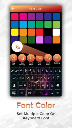 Easy Typing Farsi Keyboard Fonts And Themes screenshot 1