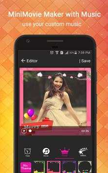 MiniMovie Maker with Music screenshot 3
