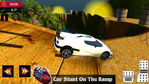 Ramp Car Stunt 3D:Impossible Car Driving Simulator скриншот 4