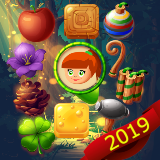 Magical Forest Match 3 Game 2019 icon