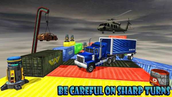 Impossible Truck Driving Stunt Track Parking screenshot 4