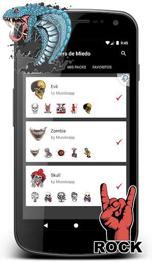 Scary Stickers for whatsapp - WAStickerapps screenshot 5