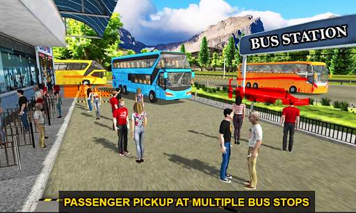 Drive Hill Coach Bus Simulator Jogo de Ônibus 2019 screenshot 3