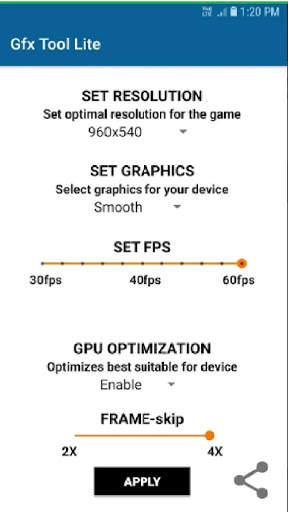 90 FPS GFX Tool for MOBILE - Game Launcher screenshot 1