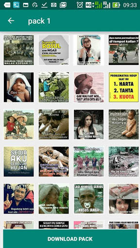 Stiker WA 4000  Perang Gambar Lucu WAStickerApps screenshot 1