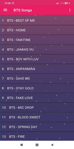 BTS Song Offline Kpop   Lyrics screenshot 5