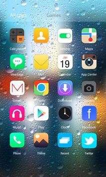 Drop Rain Parallax V Launcher Theme screenshot 3