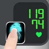 fake blood pressure test icon