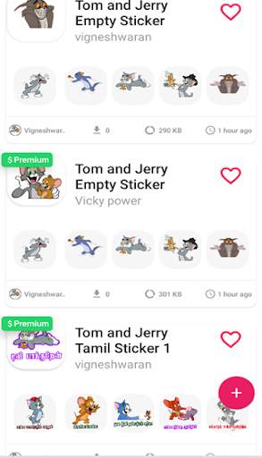 Tom and Jerry♥ WhatsUp Stickers App Enjoy With it screenshot 5