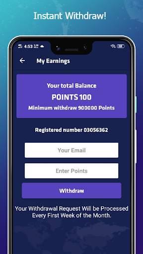 WATCH SPIN EARN स्क्रीनशॉट 7