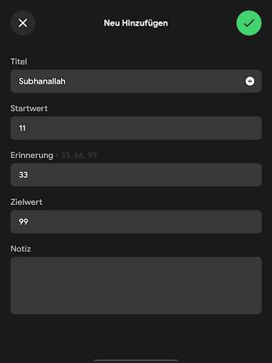 Tasbih Zähler Pro: Zikir App screenshot 11