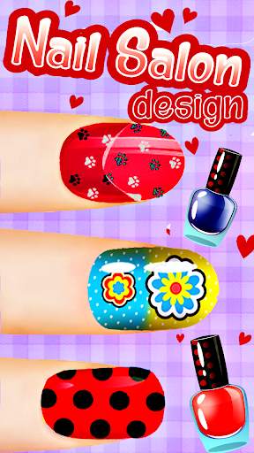 Fashion Ladybug Nail Salon 1 تصوير الشاشة