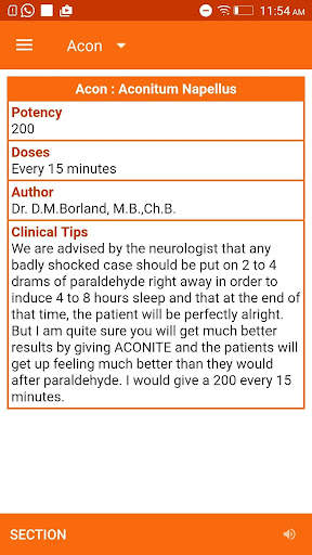 Homeopathic Clinical Tips Lite screenshot 4