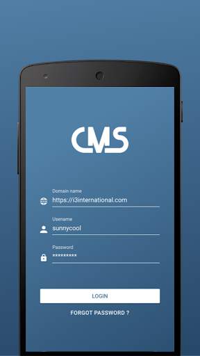 CMS Mobile screenshot 1