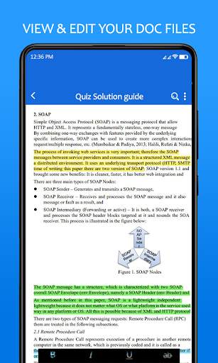 Docx reader Office Viewer doc reader for android screenshot 1