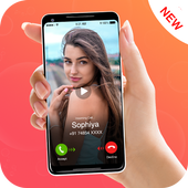 Video Ringtone for Incoming Call: Video Caller ID أيقونة
