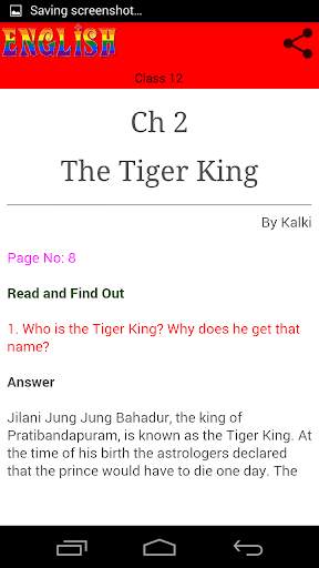 Class 12 English Solutions screenshot 4